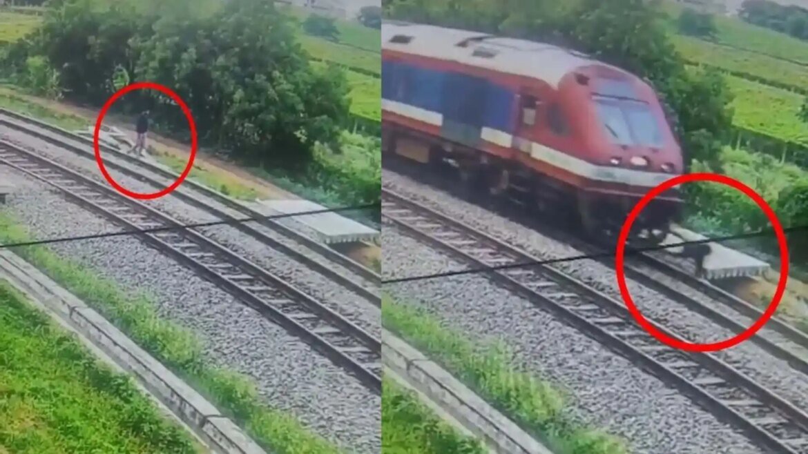 చెవిలో ఇయర్‌ఫోన్స్.. వెనక ట్రైన్ - iDreamPost
